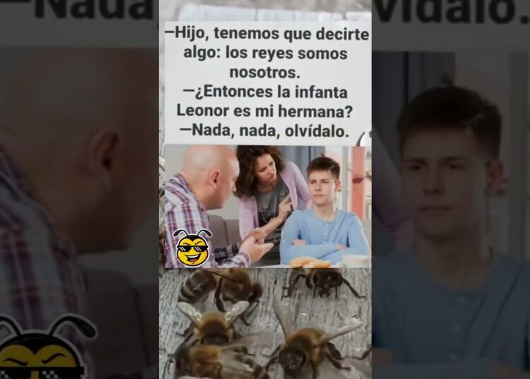 Cuando tu hijo apunta demasiado alto… 👑🤣 #humor #memes #realeza
