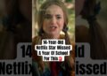 14-Year-Old Netflix Star Missed A Year Of School For This #shorts #StrangerThings #netflix