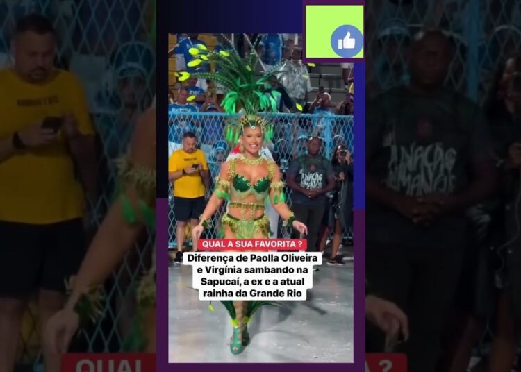 DUELO DE MUSAS !! FÃS COMPARAM MADRINHAS DA GRANDE RIO E WEB VAI A LOUCURA !! #shorts #carnaval