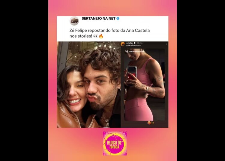 #zefelipe repostando foto da #anacastela nos stories 👀🔥. #fofocas #fofoca