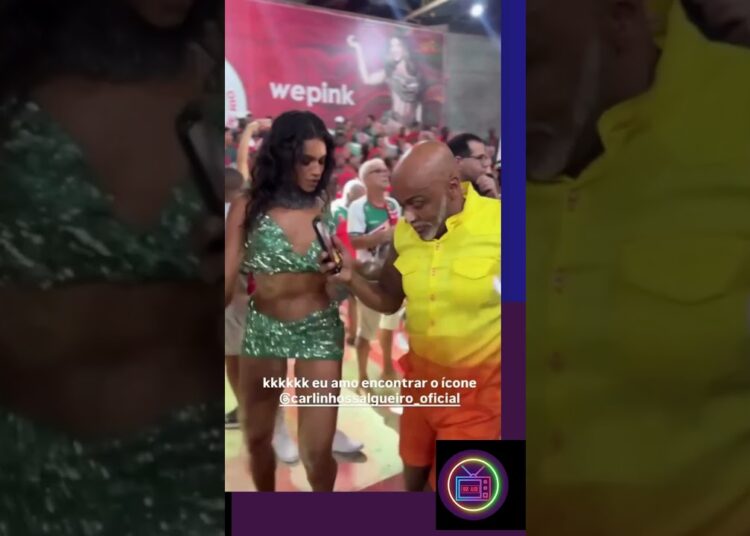MARAVILHOSA ! VEJA QUEM É FAMOSA QUE ESTÁ ABALANDO OS ENSAIOS DA GRANDE RIO PARA O CARNAVAL !#short