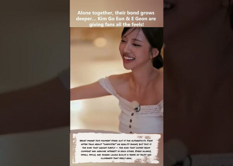 Kim Go Eun & E Geon’s Bond in SinglesInferno5 Is Unstoppable — Fans Are Melting! #kdrama #shorts