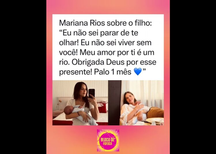 Marina rios fala sobre o filho. #fofocas #noticias #marianarios .