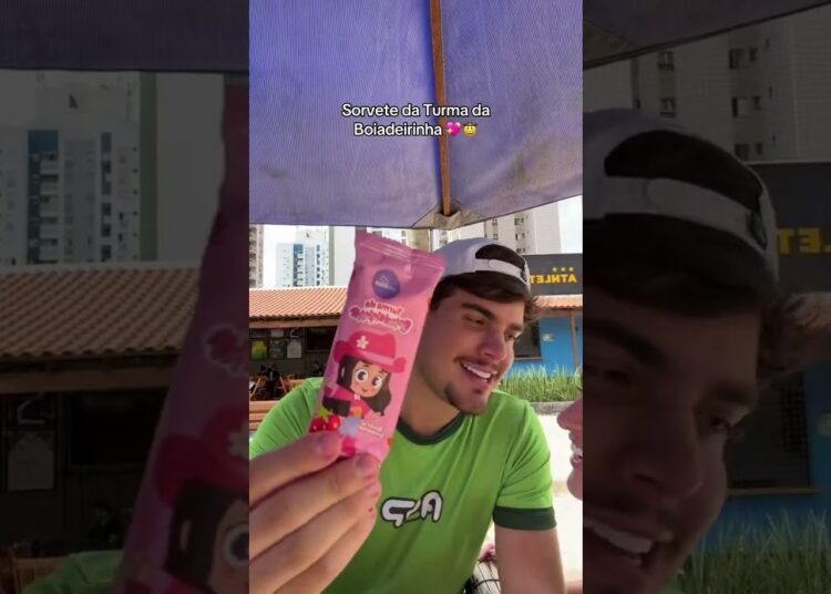 Vem aí o picolé da Ana Castela a Boiadeirinha!