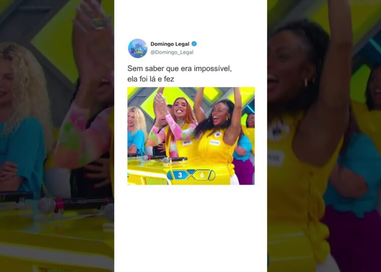Temos um novo recorde!!! 🎉🎉 #DomingoLegal