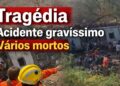 GRAVE ACIDENTE com ônibus de romeiros deixa 17 MORTOS entre as VITIMAS 4 CRIANÇAS.