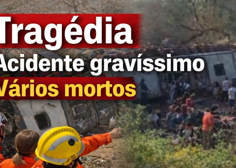 GRAVE ACIDENTE com ônibus de romeiros deixa 17 MORTOS entre as VITIMAS 4 CRIANÇAS.