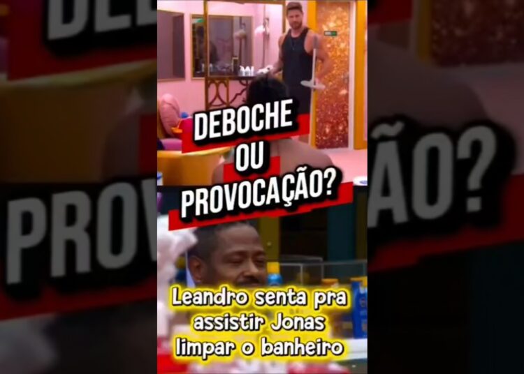 LEANDRO PASSA DOS LIMITES E FICA PROVOCANDO E DEBOCHANDO DO JONAS #foraleandro