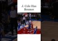 J Cole Dunking In NBA Celebrity Game😳🤩