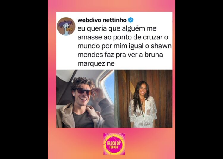 o #shawnmendes tá muito apaixonado pela #brunamarquezine ❤️😍.#fofoca #fofocas