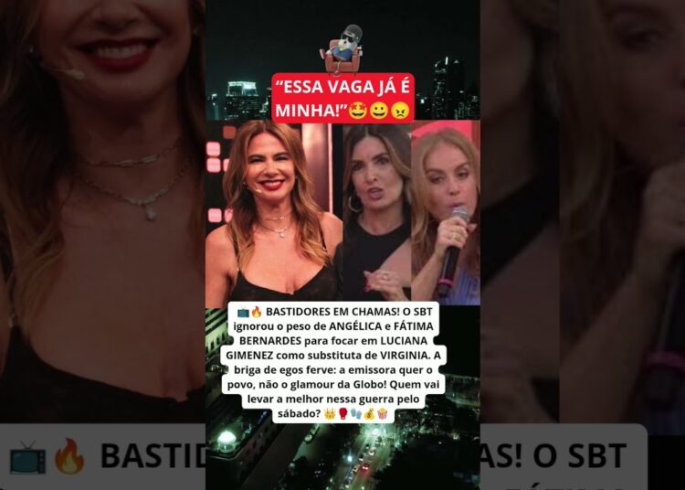 LUCIANA GIMENEZ vence disputa e assume lugar de VIRGINIA no SBT! e deixa FÁTIMA BERNARDES e ANGÉLICA