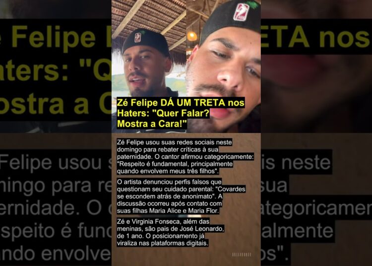 Zé Felipe DÁ UM TRETA nos Haters: “Quer Falar? Mostra a Cara!” #zefelipe