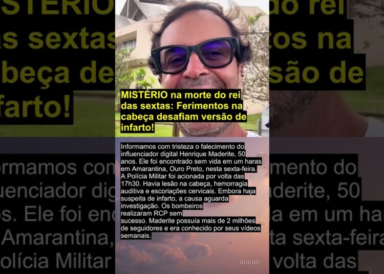 MISTÉRIO na morte do rei das sextas: Ferimentos na cabeça desafiam versão de infarto!