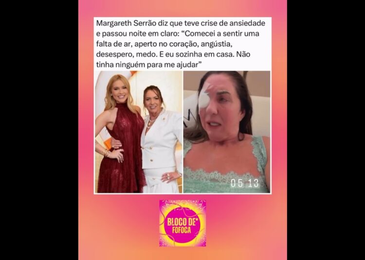 “Não consegui dormir essa noite. relatou #margarethserrao . #virginia #fofocas