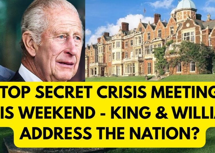 CRISIS MEETING? ADDRESS THE NATION – KING & WILLIAM LATEST #royal #crisis #news