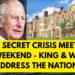 CRISIS MEETING? ADDRESS THE NATION – KING & WILLIAM LATEST #royal #crisis #news