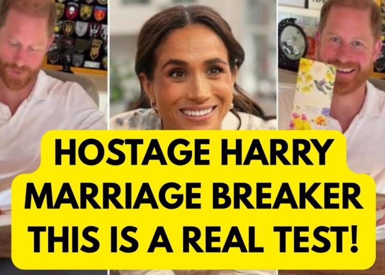 MARRIAGE BREAKER..HOSTAGE HARRY LATEST #royal #meghan #princeharry