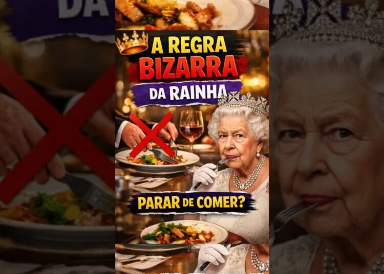 A regra mais estranha da realeza inglesa. Você largaria o garfo por causa disso? #curiosidades