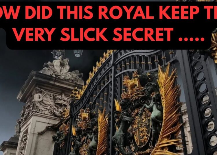 HOW THIS ROYAL KEPT THIS SLICK SECRET ..LATEST #history #nostalgia #royal