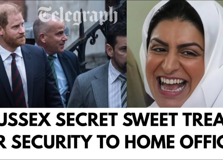 SUSSEX SWEET TREAT FOR SECURITY ? LATEST NEWS #princeharry #meghanmarkle #royal
