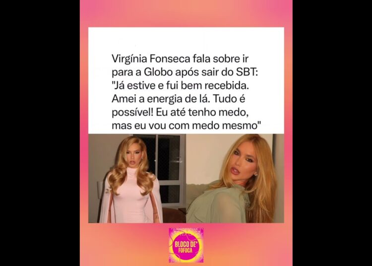 #virginiafonseca  fala sobre ir para a #globo  após sair do #sbt. #tvglobo #fofocas #famosos #shorts