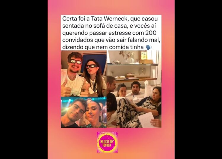 a #tatáwerneck fez o certo . #rafavitti #fofoca #fofocas