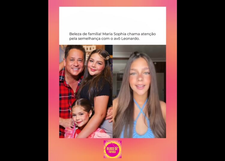 neta de #leonardo chama atenção pela semelhança com ele . #fofoca #fofocas