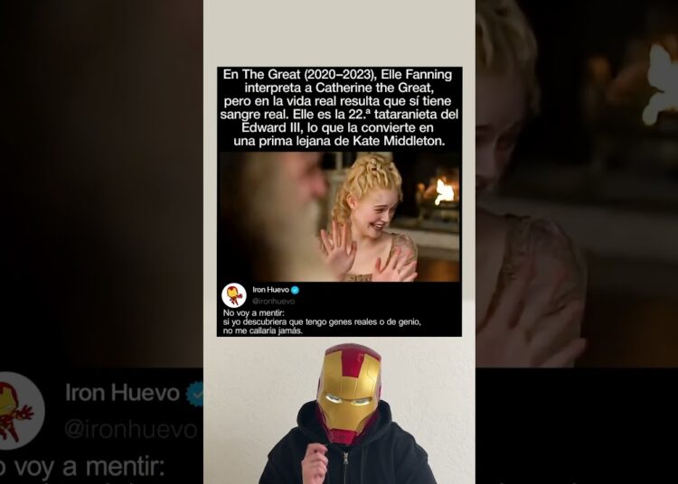 Elle Fanning no estaba actuando en The Great (2020) porque es realeza real