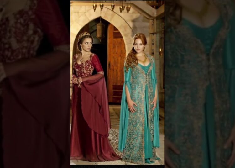 vestidos de la realeza otomana