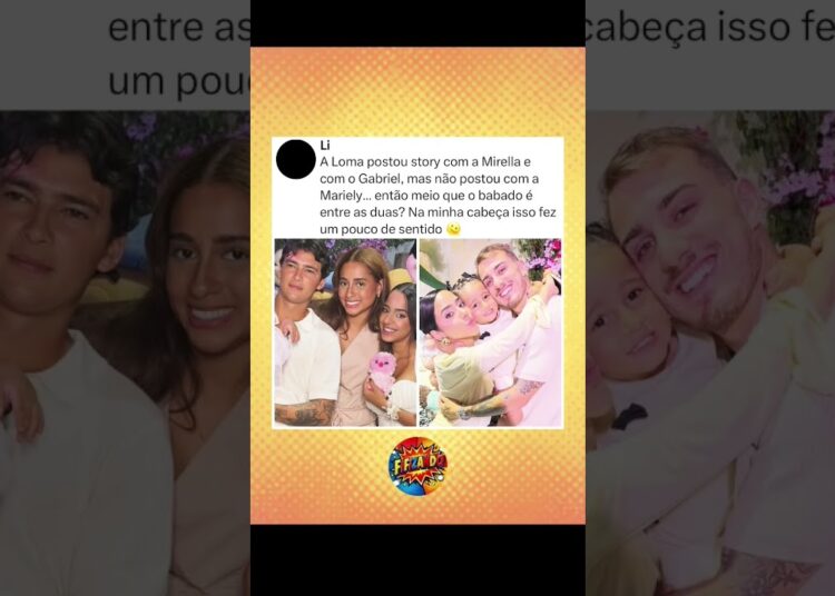 Loma publica foto com Mirella em meio a rumores de briga com as gêmeas #fofocas #fofoca