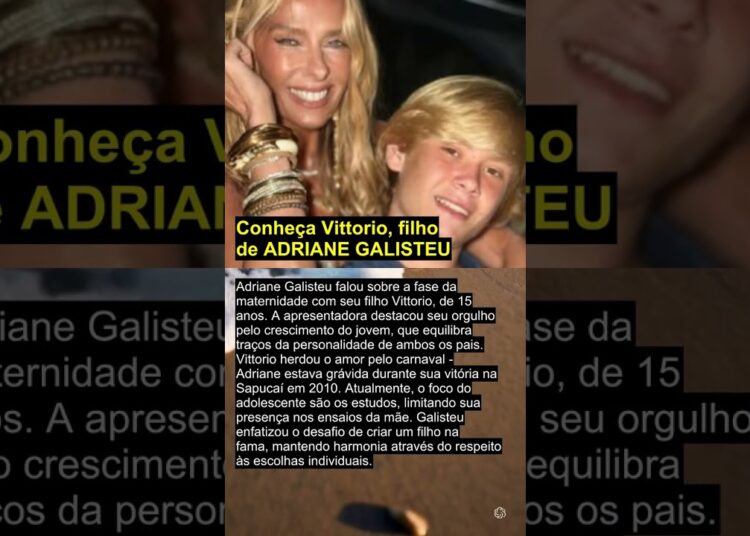 Conheça Vittorio, filho de ADRIANE GALISTEU #adrianegalisteu