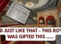 JUST LIKE THAT THIS ROYAL WAS GIFTED THIS …#nostalgia #comedy #history