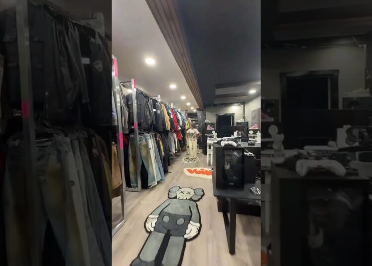 Royalty Gives a Mini Tour of Chris Brown’s Closet