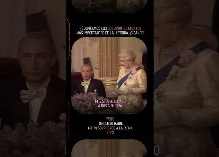 El archivo perdido: Putin usando inglés con la realeza británica en 2003