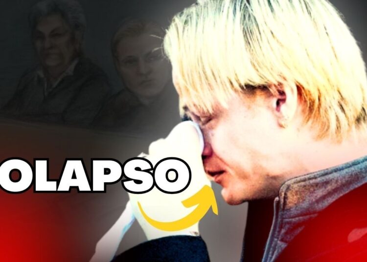O colapso que chocou a realeza da Noruega durante o julgamento.