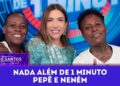 Nada Além de 1 Minuto – Celebridades: Pepê e Neném | Programa Silvio Santos (08/02/26)