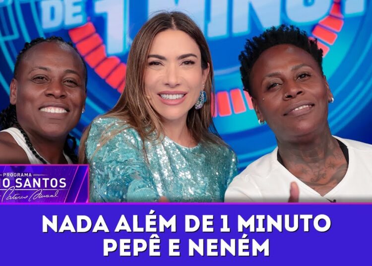 Nada Além de 1 Minuto – Celebridades: Pepê e Neném | Programa Silvio Santos (08/02/26)