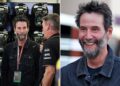 Keanu Reeves Stuns Fans With Grey Beard at F1 Testing 😮🏎️