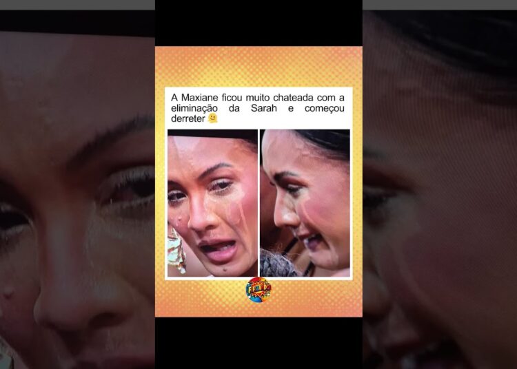 Maxiane ficou muito chateada com a eliminação da Sarah no #bbb #fofocas #fofoca