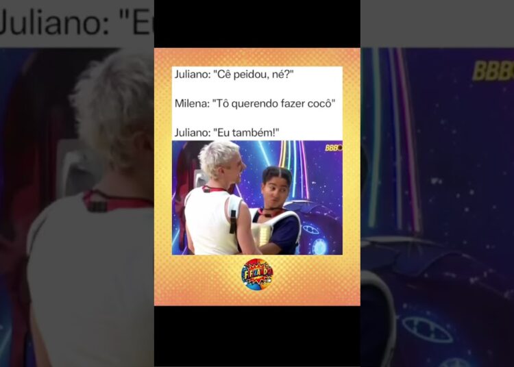 O diálogo de Milena e Juliano no monstro do #bbb #fofocas #fofoca