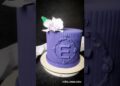 Bolo elegante Realeza! cake evolucion! bolo roxo. #cake #bolo #cakedecorating #bolopersonalizado