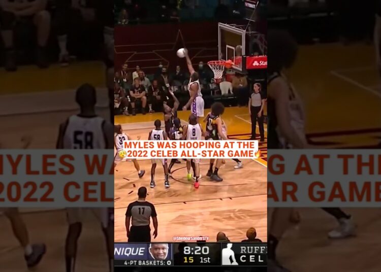 Myles ballin 2022 celeb all-star game!