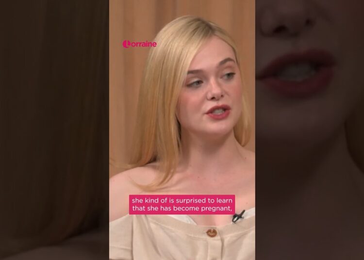 Elle Fanning on playing the role of a young mom in new Apple TV series Margo’s Got Money Troubles 👶