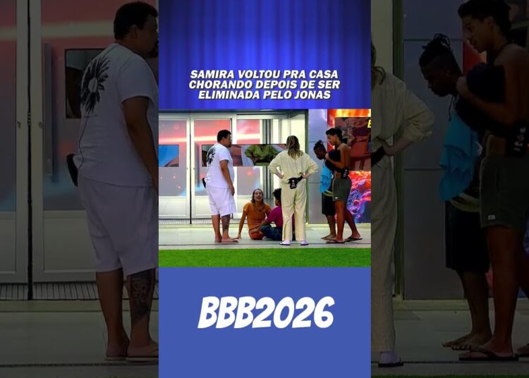BBB2026 SAMIRA VOLTOU PRA CASA CHOR@NDO MUITO PORQUE JONAS ELIMINOU ELA 🤭👈# FOFOCA