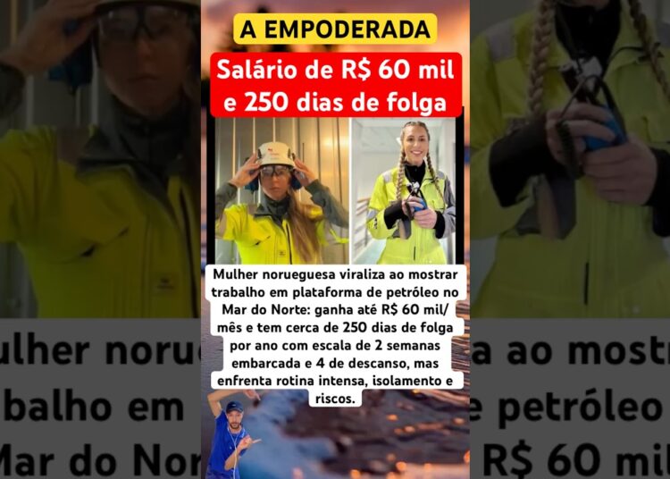 ESSA MOÇA GANHA 60 MIL/MÊS E 250 DIAS DE FOLGA #feedshorts #ultimasnoticia #fofoca