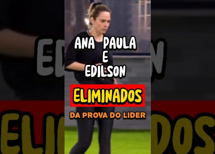 ANA PAULA RENAULT É A TERCEIRA A DEIXAR A PROVA DO LÍDER
