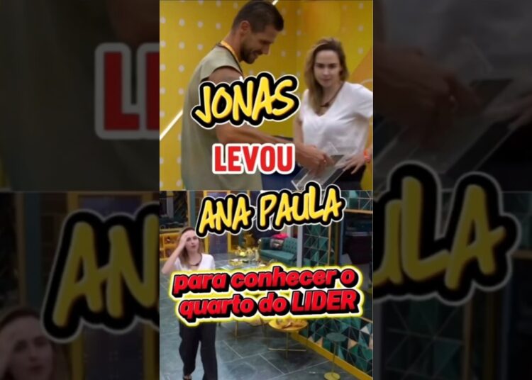 JONAS E ANA PAULA NO QUARTO DO LÍDER: CONFIRA O MOMENTO