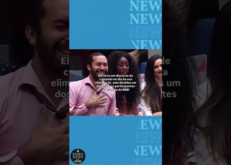 Saiu como um campeão #bbb #shortsbrasil #famanews_br #celebridades