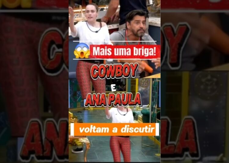 TRETA NA COZINHA: ANA PAULA E COWBOY BATEM BOCA NO BIG BROTHER