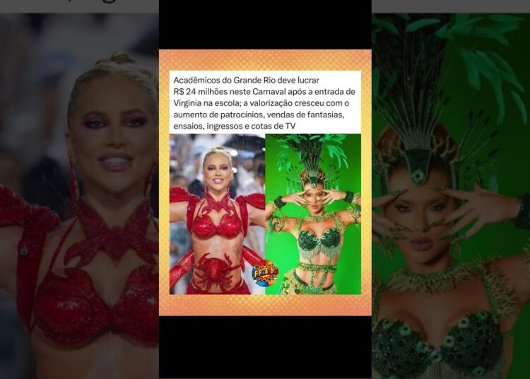 #virginia está trazendo resultados expressivos para a #granderio no #carnaval #fofocas #fofoca